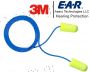 Ωτοασπίδες βύσματα αφρού 3M | E.A.R πολλαπλών χρήσεων με πλαστικό κορδονάκι SNR36dB