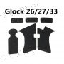 Aντιολισθητικά Aυτοκόλλητα Lαβής για Glock-Glock 26/27/33