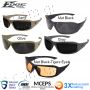 Edge Eyeware Hamel Αντιβαλλιστικά γυαλιά σκοποβολής / επιχειρησιακά / ασφαλείας ANSI Z87.1+2010 MCEPS GL-PD 10-12  UVA/B/C Vapor Shield σε χρώμα σκελετού Mat Black / Mat Gray/ Sand / Olive και χρώμα φακών Smoke / Orange