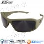 Edge Eyeware Hamel Αντιβαλλιστικά γυαλιά σκοποβολής / επιχειρησιακά / ασφαλείας ANSI Z87.1+2010 MCEPS GL-PD 10-12  UVA/B/C Vapor Shield σε χρώμα σκελετού Olive και χρώμα φακών Smoke